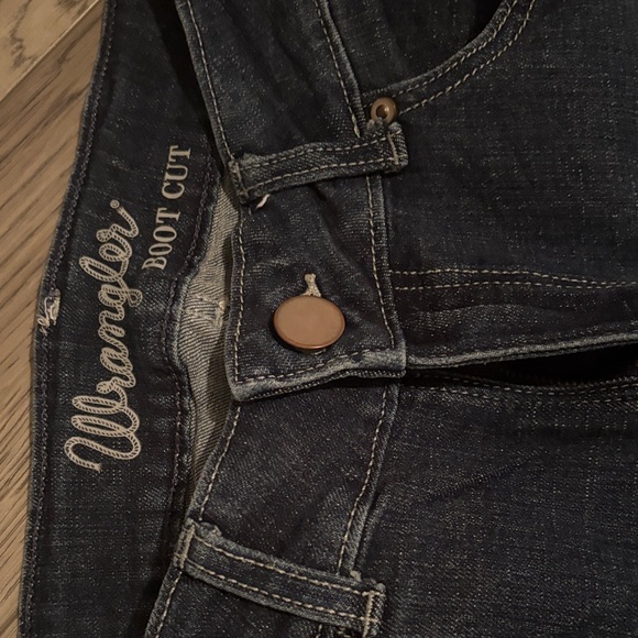 Wrangler Women's Dark Blue Boot Cut Jeans - Picture 2 of 3